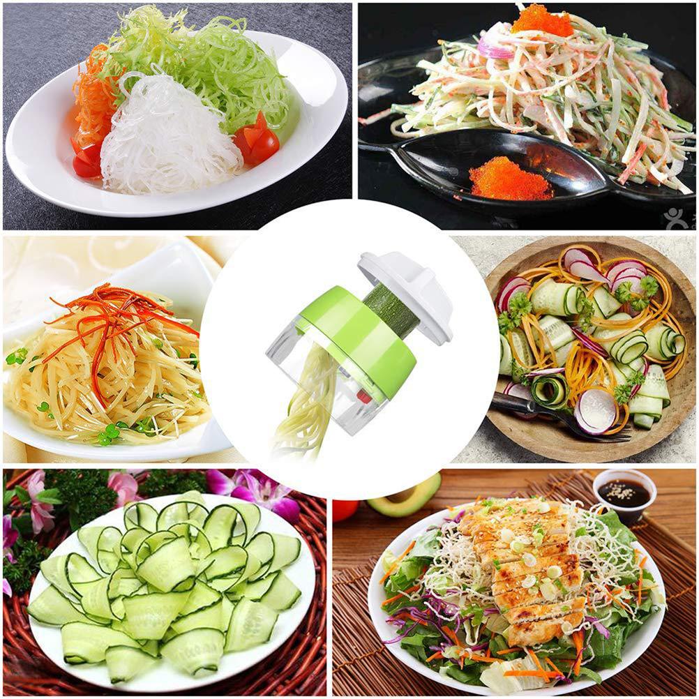 Kitchen Gadgets Vegetable Cutter - Groentensnijder Handmatige spiraalsnijder Keukengadgets voor wortelen