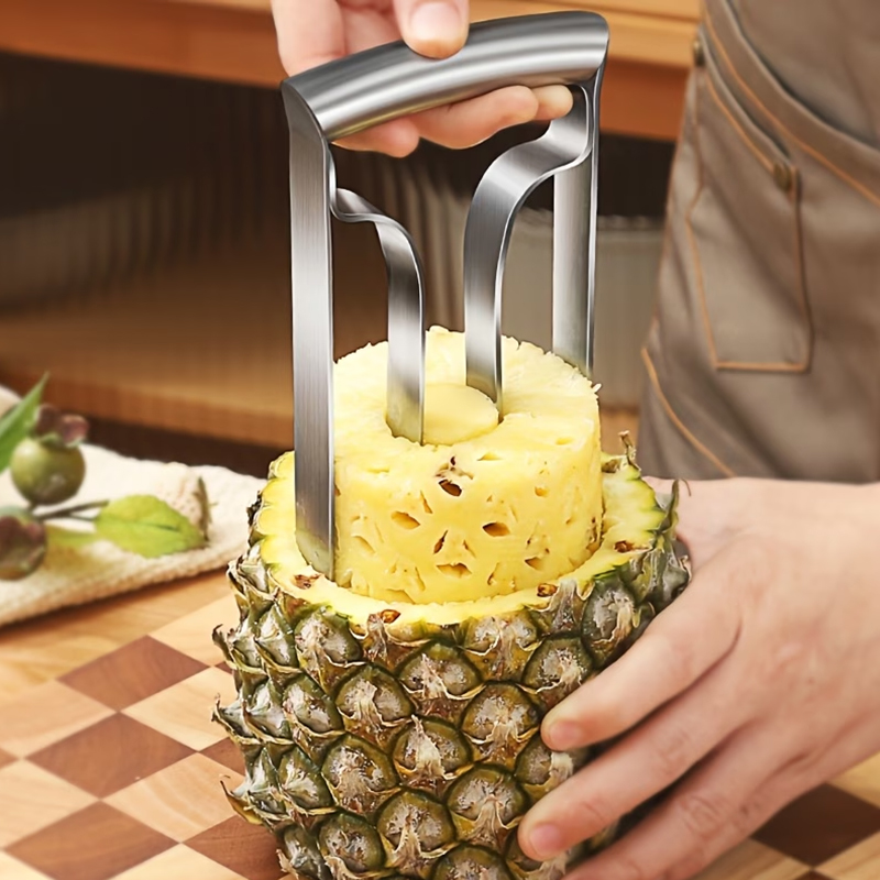 Kitchen Gadgets Kitchen - Ananasschiller Ananasboor- en snijder Roestvrijstalen fruitsnijder