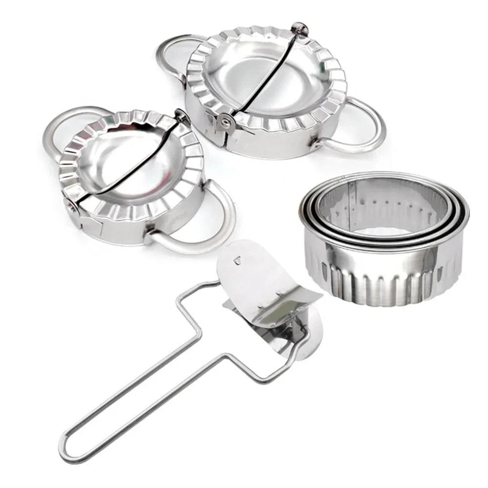 Kitchen Gadgets Dumpling Maker - Nieuwe Knoedel Schimmel Mold Rvs Deeg