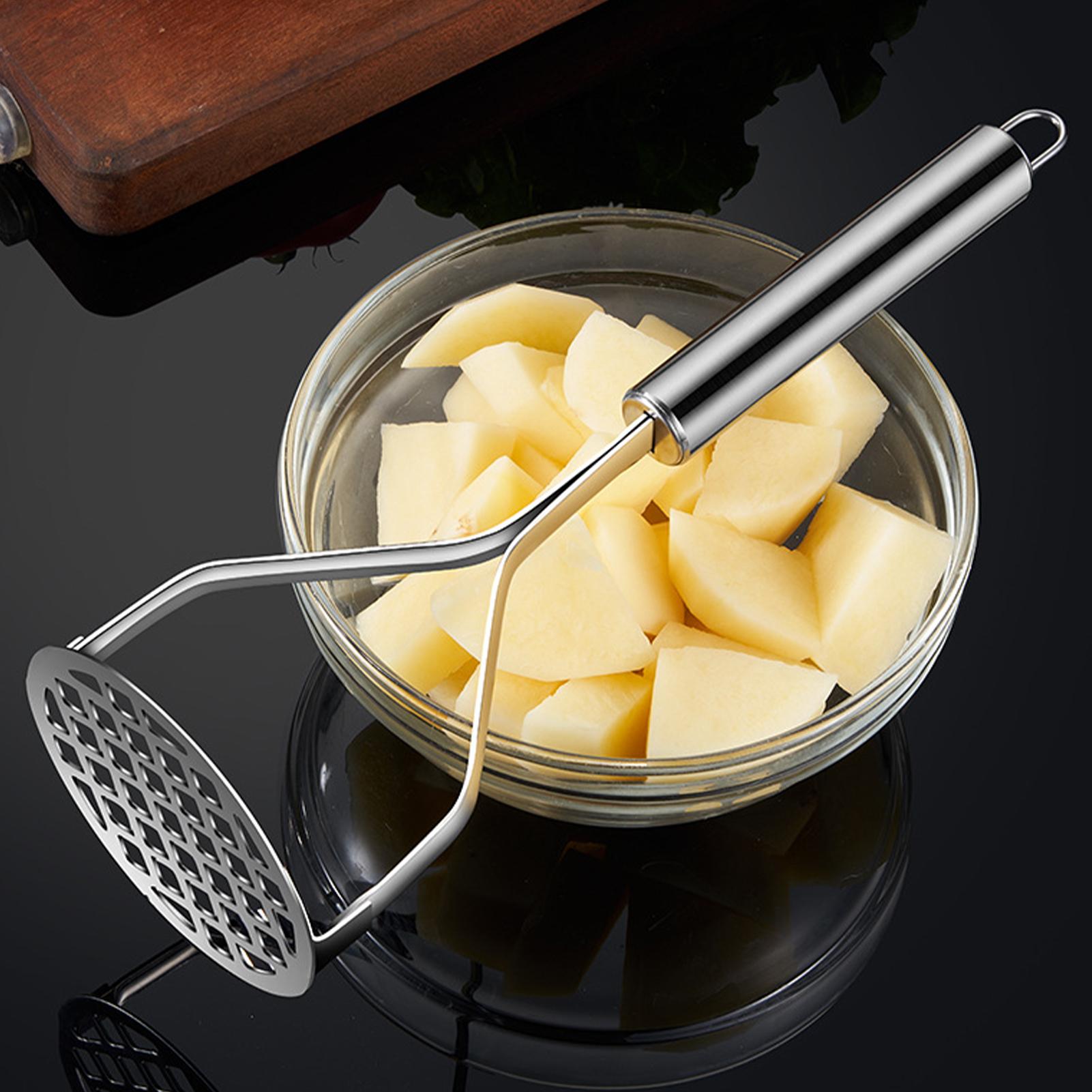 Kitchen Gadgets For Kids - Handmatige roestvrijstalen aardappelstamper Fruit Groente Drukslibmachine