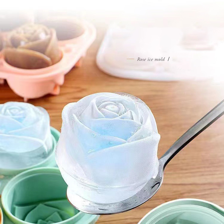 Kitchen Hanging Gadgets - 3D Rose Ice Mallen 4 Gaten