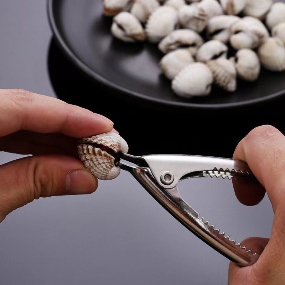 Kitchen Gadgets Name - Nieuwe creatieve oesteropeningsklem Roestvrij roestvrijstalen krabopener