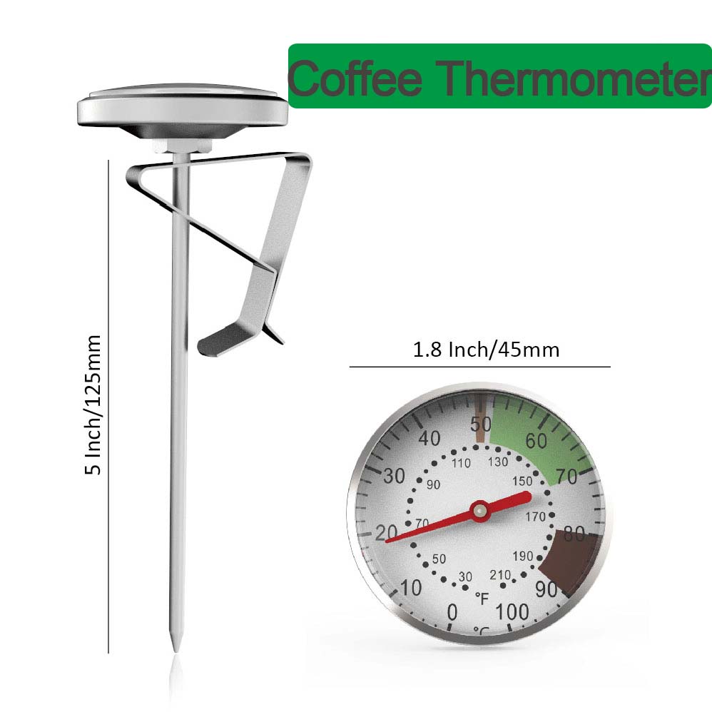 Kitchen Hanging Gadgets - 0-100 ° C Voedselthermometer Roestvrij staal