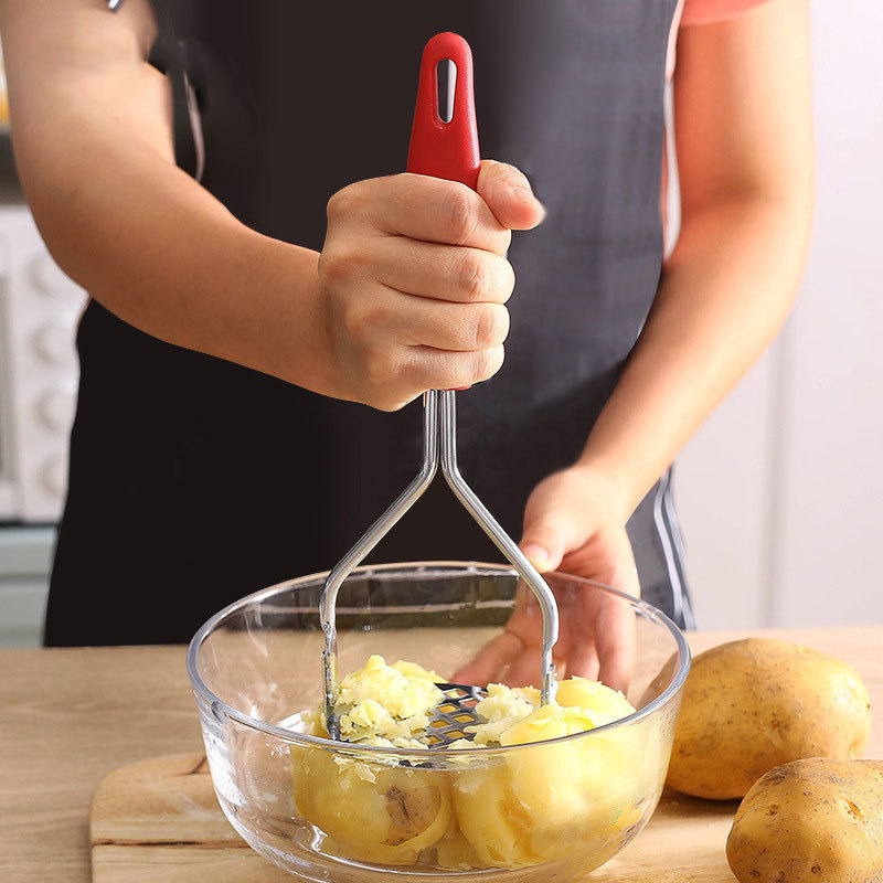 Kitchen Gadgets Machine - Roestvrijstalen Aardappelstamper Handleiding Fruit Groente Druk