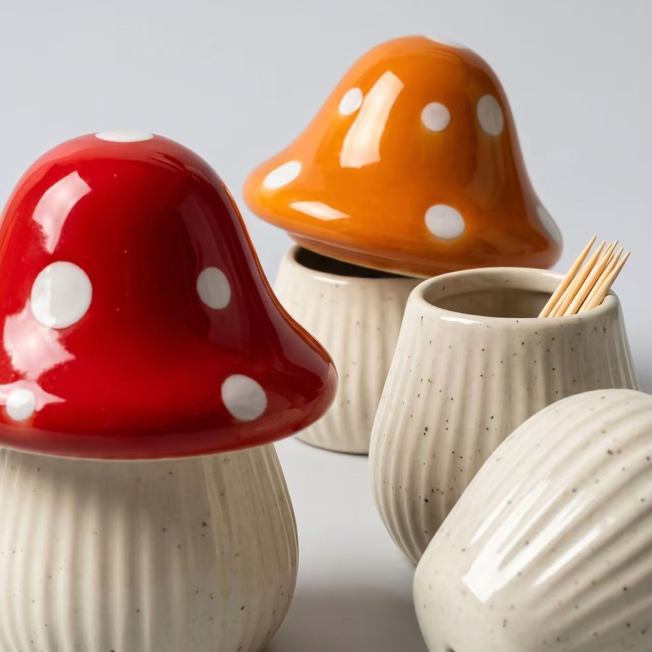 Cartoon Paddestoel Keramische  - Kitchen Gadgets Organizer recensie en prijs