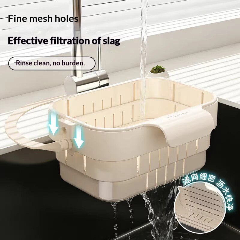 Opvouwbare gootsteenfiltermand - Kitchen Hanging Gadgets recensie en prijs