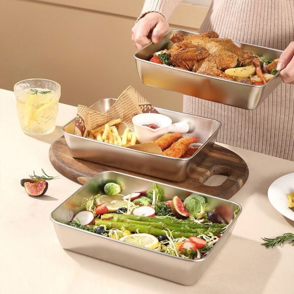Serveerschaal van roestvrij st - Kitchen Gadgets Organizer recensie en prijs