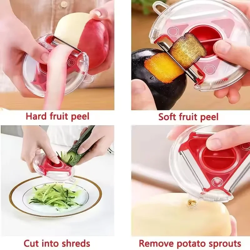 1PC Trio Schilset Groenteschil - Kitchen Gadgets Vegetable Cutter recensie en prijs