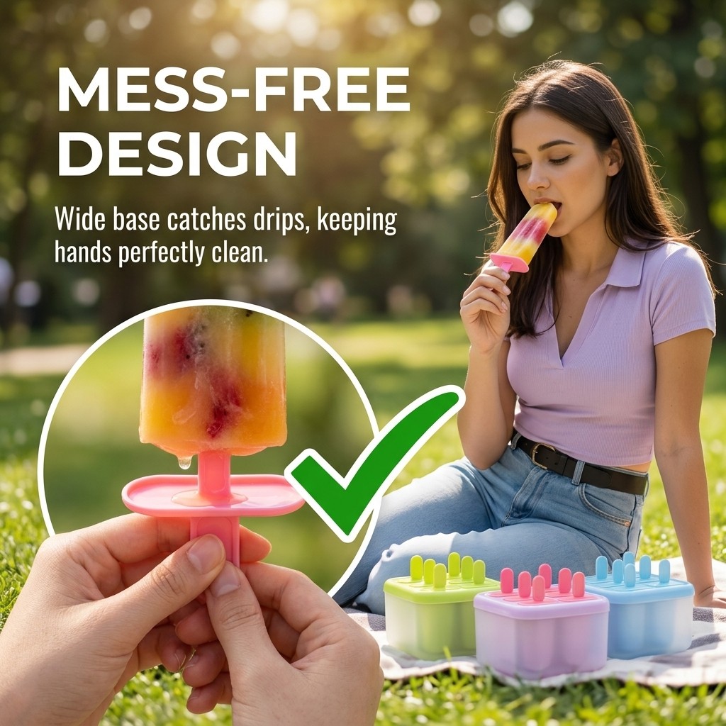 8-delige plastic ijslollyvorme - Kitchen Gadgets For Kids recensie en prijs