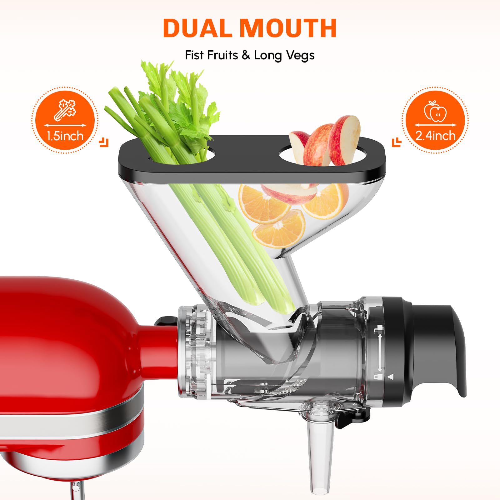Kauwende sapcentrifuge-aanbouw - Kitchen Gadgets Machine recensie en prijs
