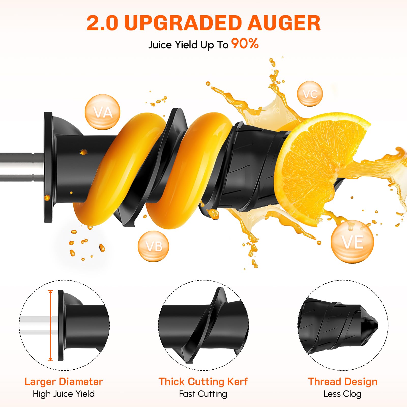 Kauwende sapcentrifuge-aanbouw - Kitchen Gadgets Machine recensie en prijs
