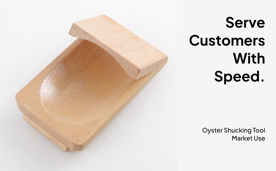 Oesterhouder Houten Klem Schaa - Kitchen Room Gadgets recensie en prijs