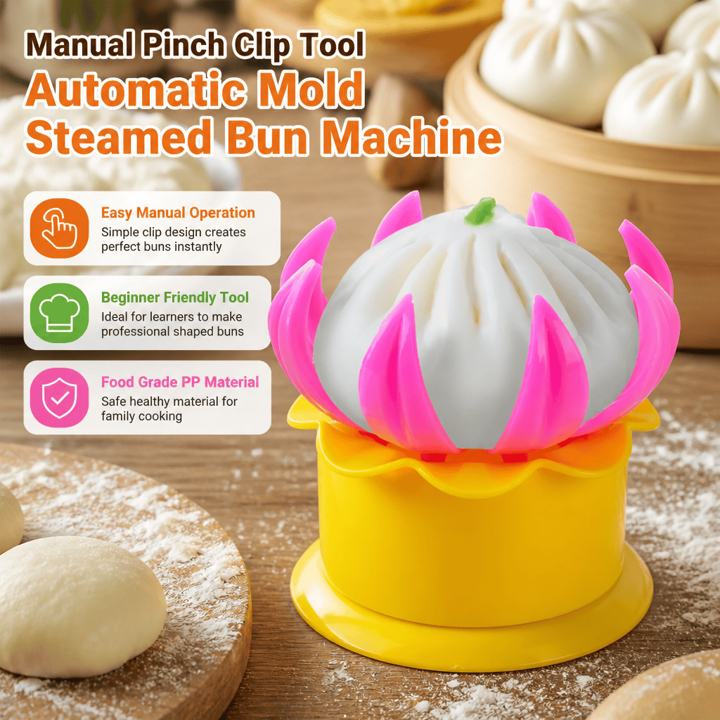Handmatige stoombroodjesvormer - Kitchen Gadgets Save Time recensie en prijs